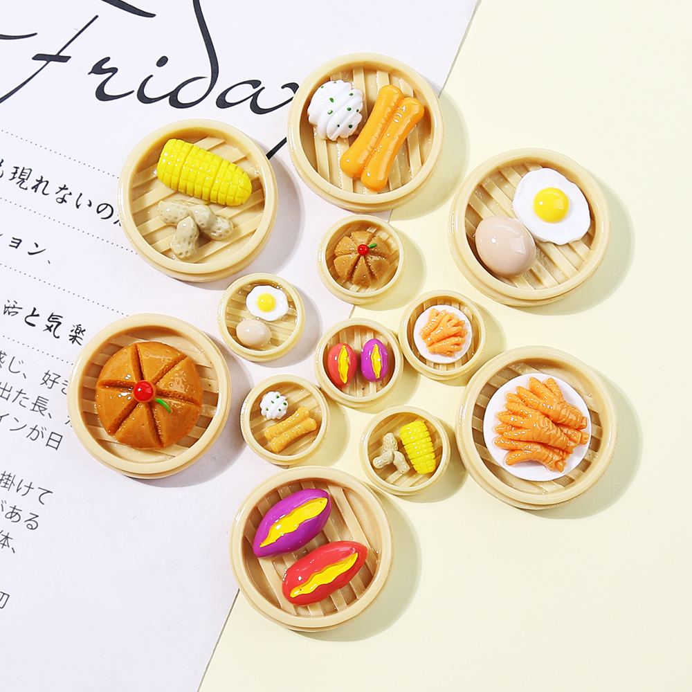 街角秘密蒸笼食物饰品配件