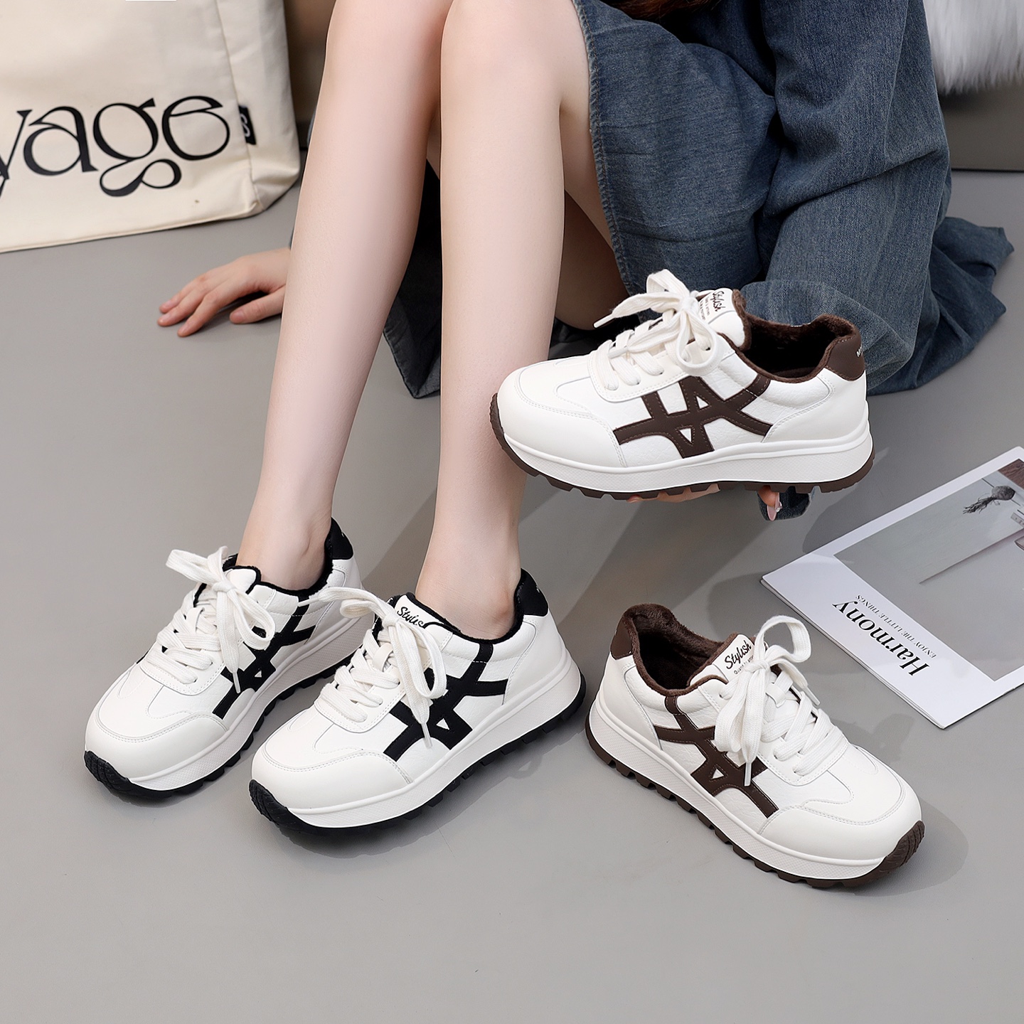 春季新品大码女鞋41-43码休闲鞋