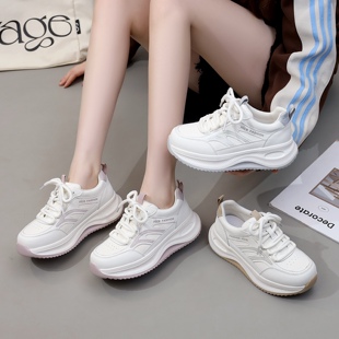 韩版大码女鞋41-43码超轻小白鞋女春季百搭休闲显脚小运动鞋42 40