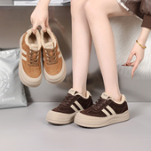 43码 面包鞋 冬季 棉鞋 女鞋 舒适保暖40 女加绒休闲鞋 大码 42板鞋