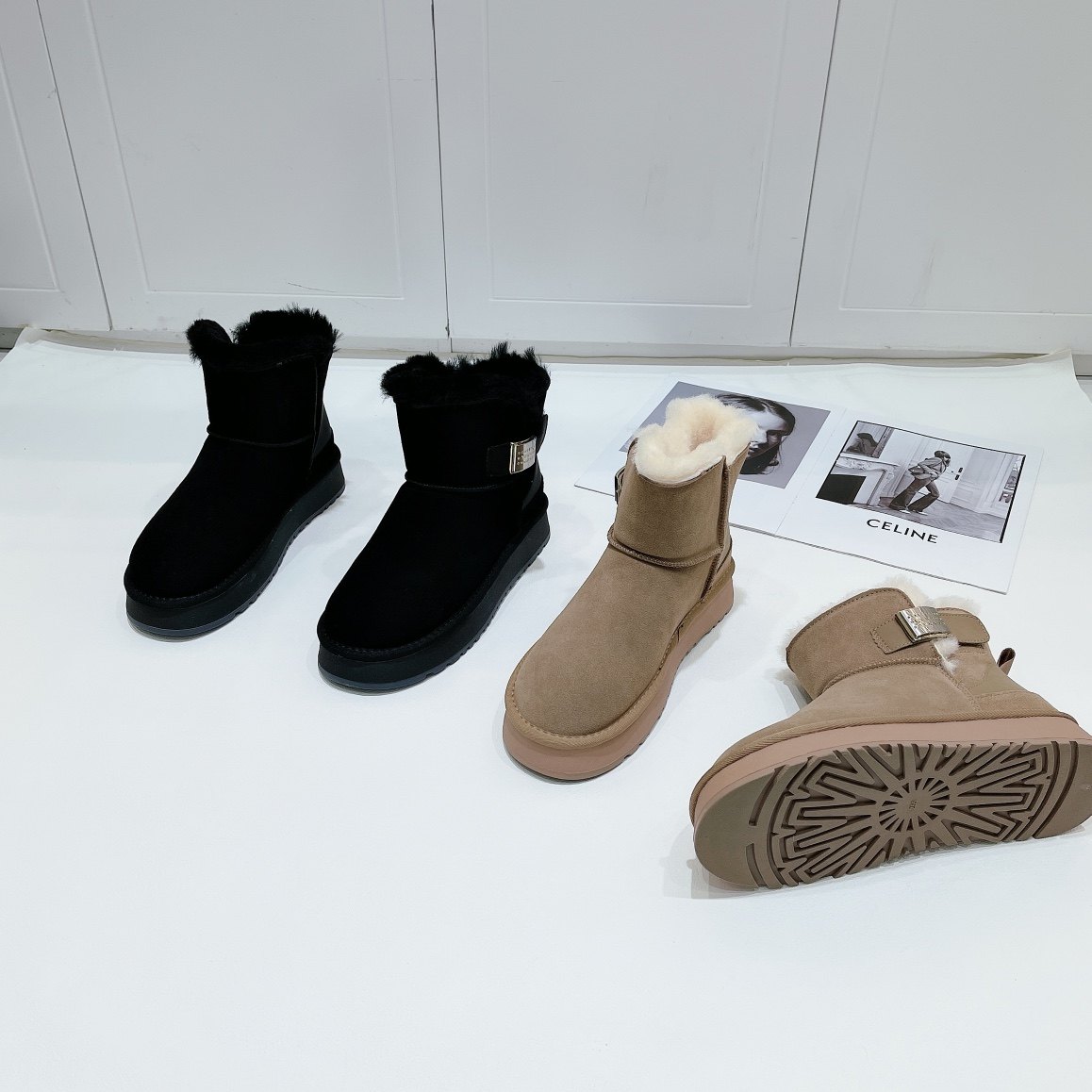 雪地靴冬季大码女靴短靴