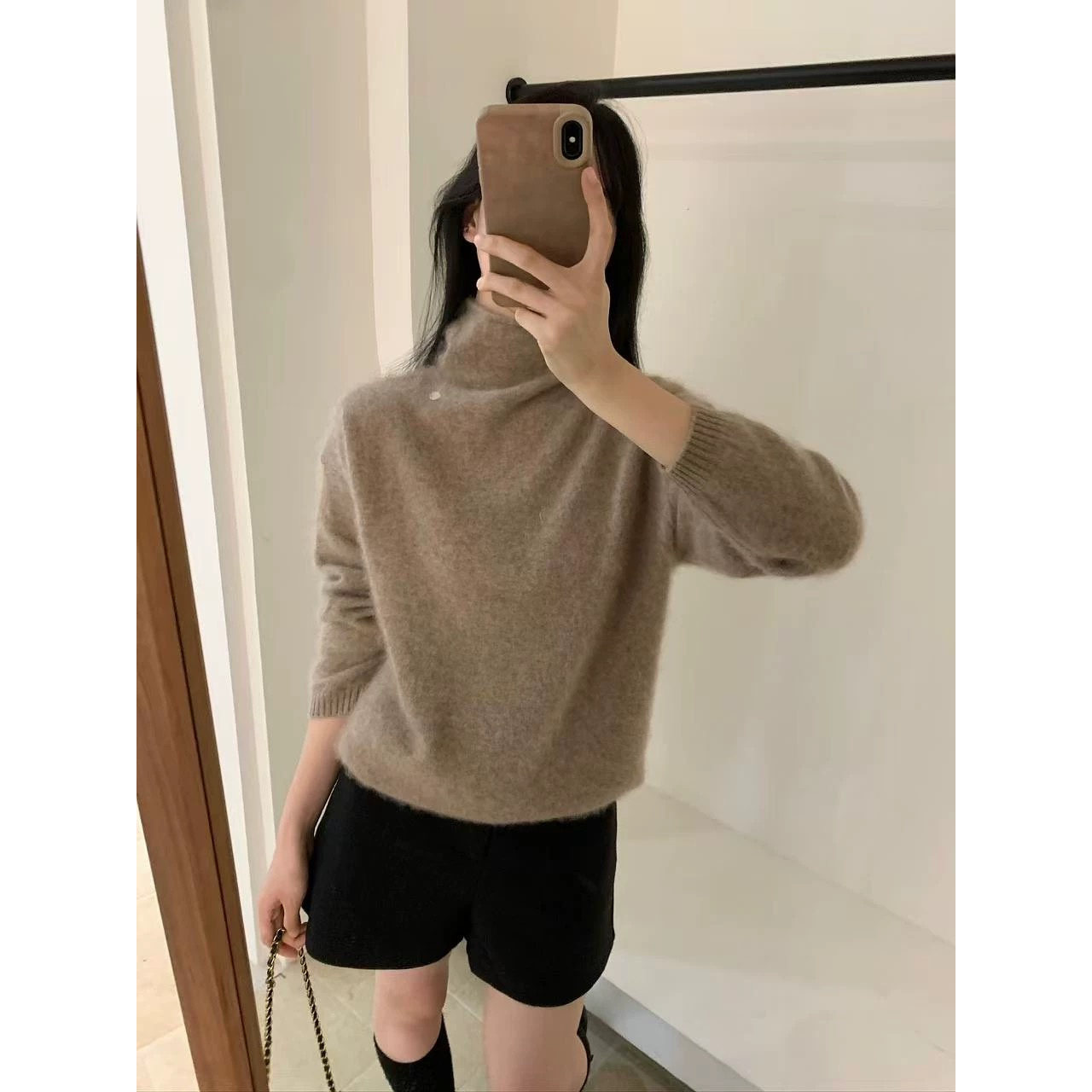 退货拉黑  羊毛+羊绒   女士拉绒高领长袖上衣,女装/女士精品,派克服,淘宝优惠券,粉丝福利购,淘宝优惠卷