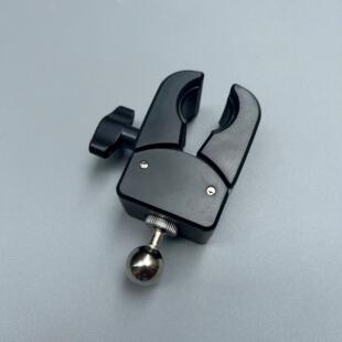 加厚蟹钳夹1 4英制螺丝通用豌豆旋转直播相机三脚架配件17mm球头