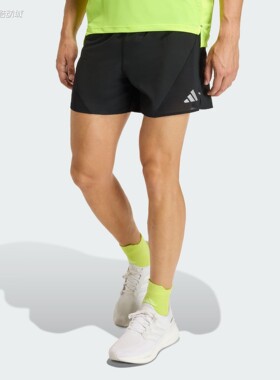1月adidas阿迪达斯SHORTS 男子时尚休闲跑步侧开叉运动短裤JZ7763
