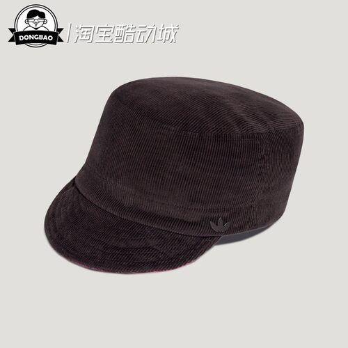 水洗灯芯绒休闲软顶帽子