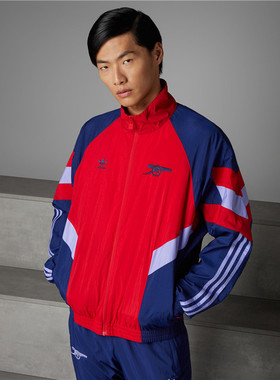 9月ADIDAS阿迪达斯 阿森纳足球复古夹克外套裤子IS6503/IS6500