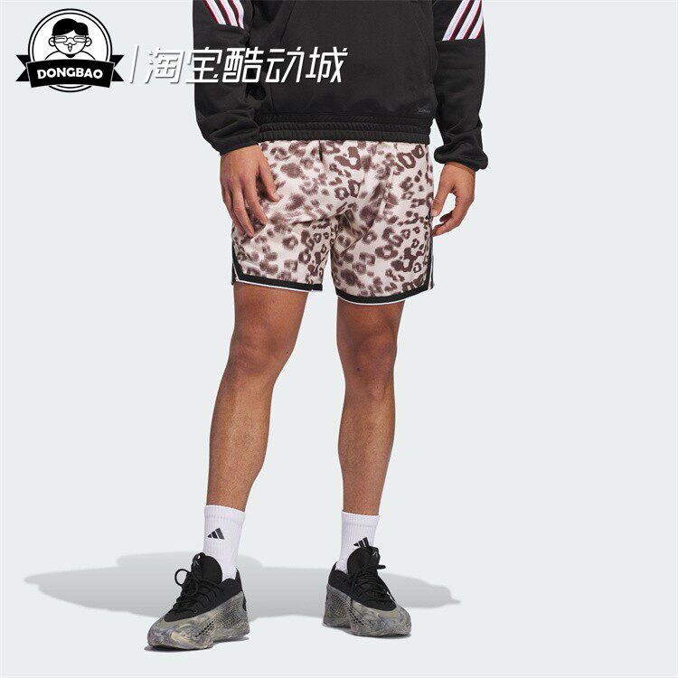 篮球裤腰可卷边运动短裤