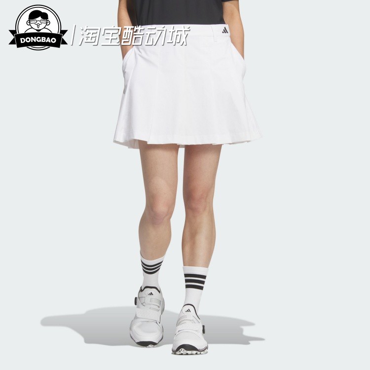 高尔夫梭织运动短裙百褶裙