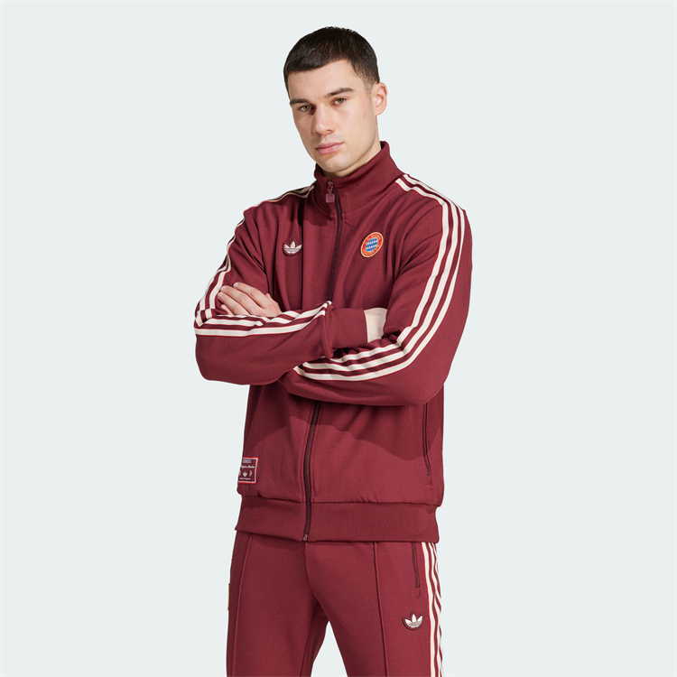 1月ADIDAS阿迪达斯 运动拜仁慕尼黑足球休闲文化夹克外套JF0582