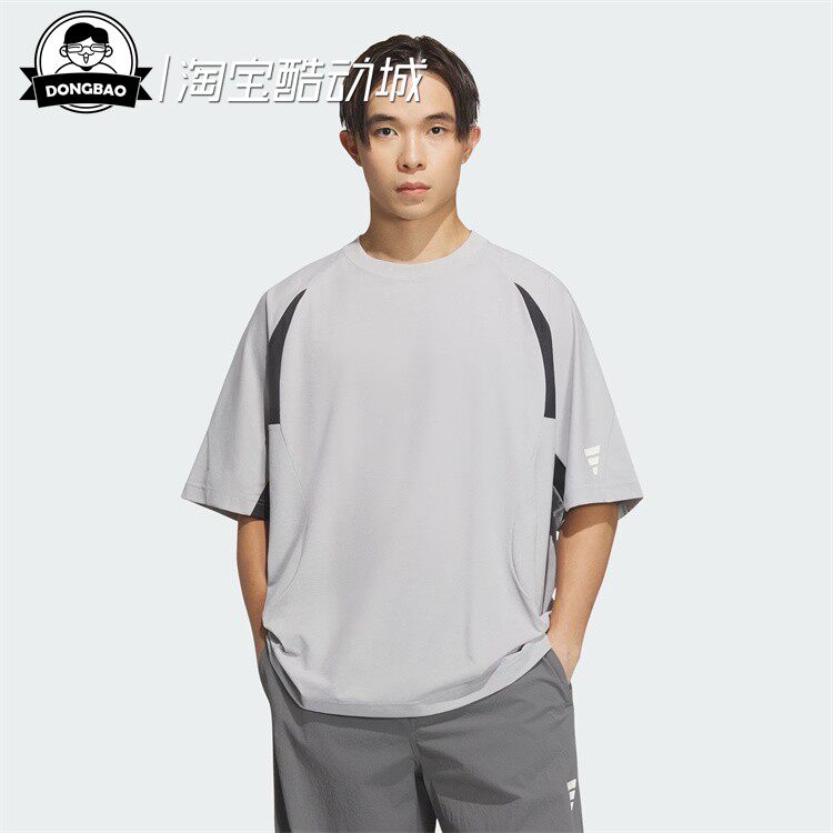 运动短袖T恤阿迪达斯男子