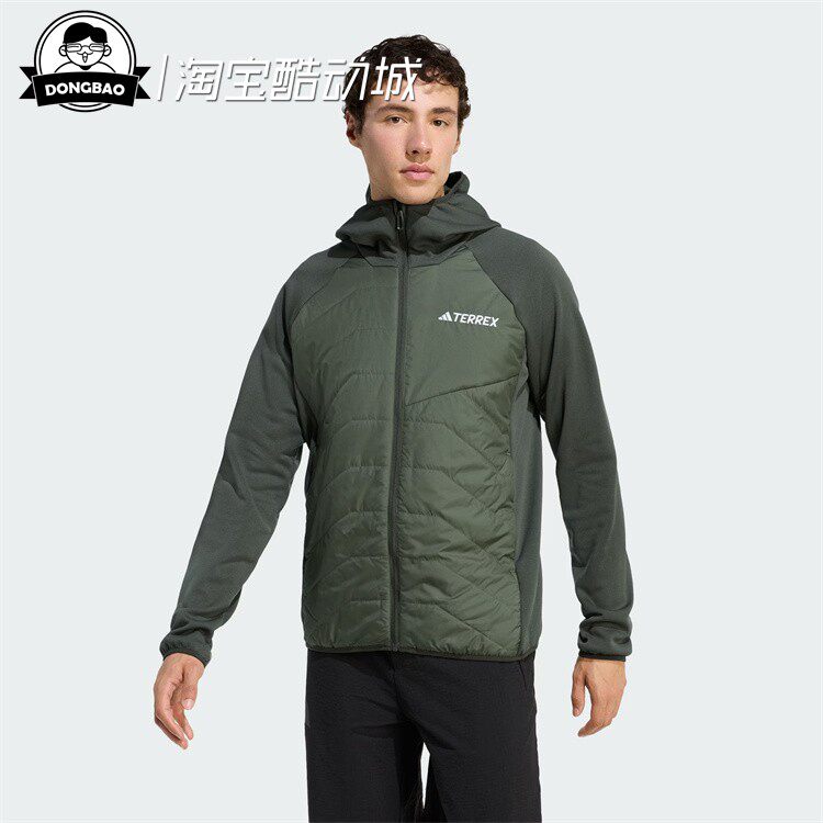 1月adidas阿迪达斯户外保暖加绒拼接运动棉服外套KA6947/JL5576