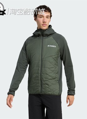 1月adidas阿迪达斯户外保暖加绒拼接运动棉服外套KA6947/JL5576