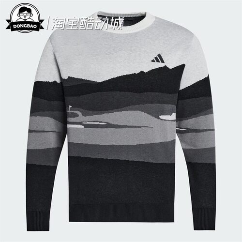 高尔夫针织运动套头毛衣