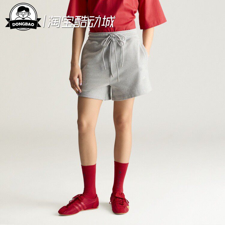 阿迪达斯时尚纯棉运动短裤