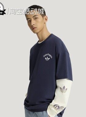 3月ADIDAS阿迪达斯T-SHIRT男子时尚纯棉运动短袖T恤KT3042/KT3041