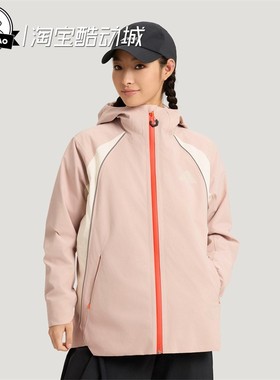 1月ADIDAS阿迪达斯 户外防风防水透湿耐磨运动连帽冲锋衣KR8391
