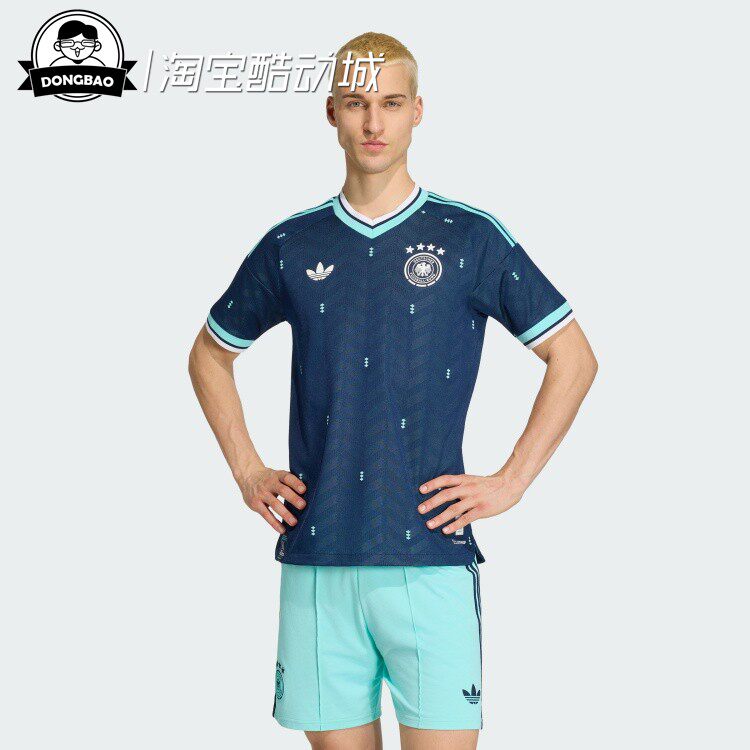 3月ADIDAS阿迪达斯 德国国家队世界杯客场球员版足球短袖JN2070
