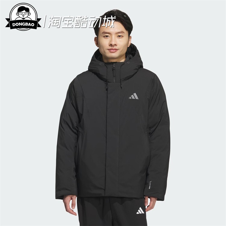 拒水防风保暖600蓬连帽羽绒服