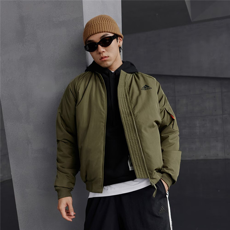 9月ADIDAS阿迪达斯男子舒适飞行员运动休闲夹克外套JN4855/JN4854