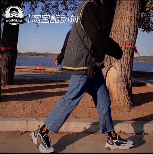 Декабрь Nike Nike Zoom 2k Черно-белая панда ретро-отдыха