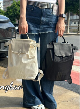 8月ADIDAS阿迪达斯女子轻自重休闲通勤运动双肩背包KT0853/KT0854