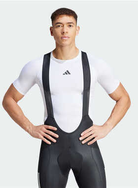 8月ADIDAS阿迪达斯CYC BASELAYER M 男子骑行运动短袖T恤IP9959