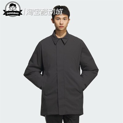 拒水防风保暖中长款运动休闲棉服