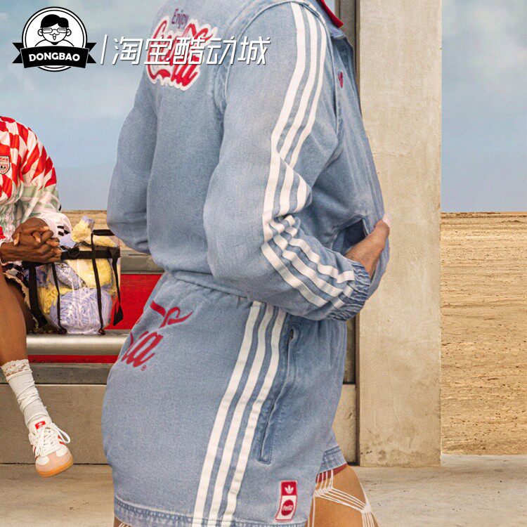 款复古宽松牛仔布休闲短裤