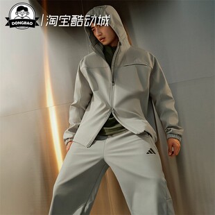 9月adidas阿迪达斯 拒水直筒运动休闲裤 KR8300 KR8299 TROUSERS