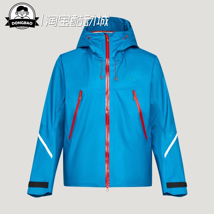 防水透湿耐磨户外连帽冲锋衣