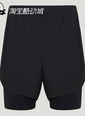 2月adidas阿迪达斯MENS 男子凉感跑步梭织侧开叉运动短裤KR5091