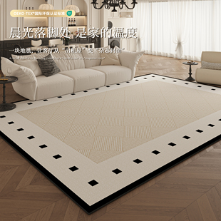 中古风沙发茶几毯轻奢高级家用卧室床边毯免洗可擦 地毯客厅法式