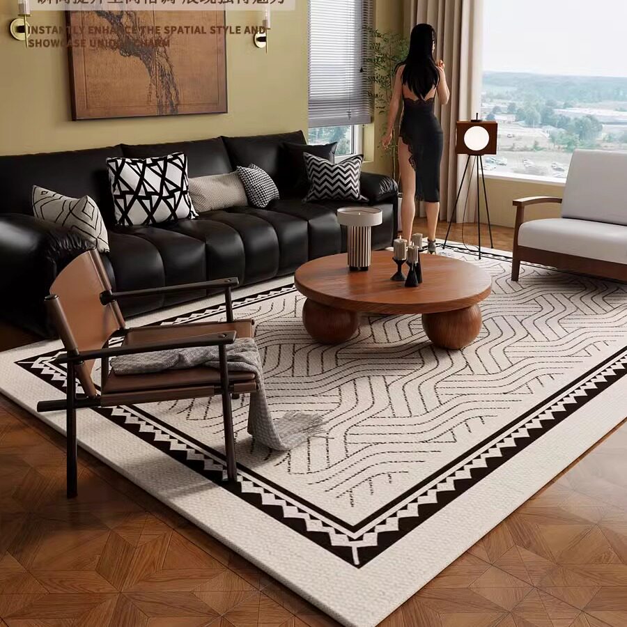 新款复古轻奢高级地毯客厅中古沙发垫子防水防污耐脏大面积地垫,居家布艺,地毯,淘宝优惠券,粉丝福利购,淘宝优惠卷