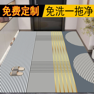 地垫入户门垫玄关进门门口脚垫家用pvc免洗可擦垫子厨房防滑地毯