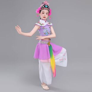 粉墨花旦演出服儿童俏花旦小戏骨戏曲京剧戏服梨园小花旦舞蹈服装