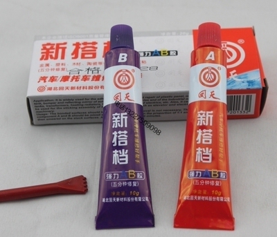 回天新搭档ab胶增韧型AB胶汽车摩托机械日用品结构粘接密封混合胶