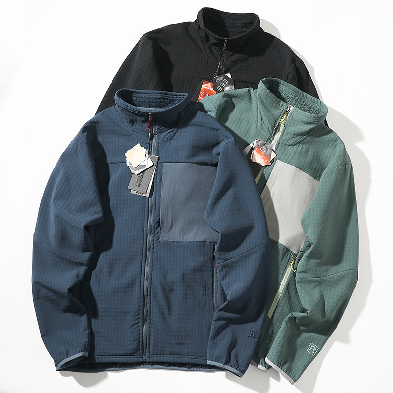 户外防风巴塔平替锁温抓绒衣