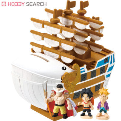 megahouse 海贼王 莫比迪克号 白胡子海贼船 手办摆件 存钱罐