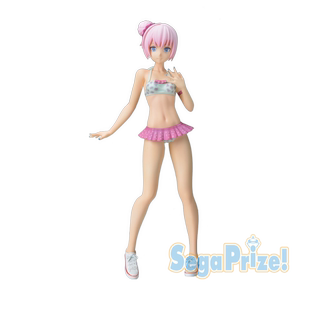 SEGA 初音未来 SPM 巡音流歌 歌姬计划 泳装 景品手办