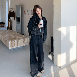渐变色牛仔套装2B193-2510-P185-K248图片