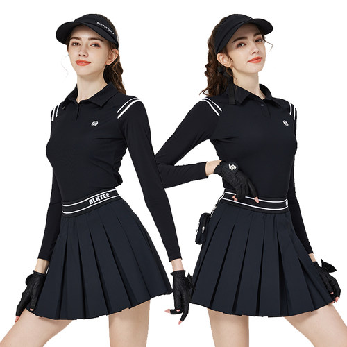 BG高尔夫服装女POLO衫冰丝防晒
