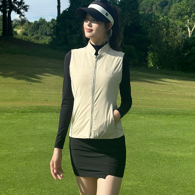 BG高尔夫马甲女外套防风保暖