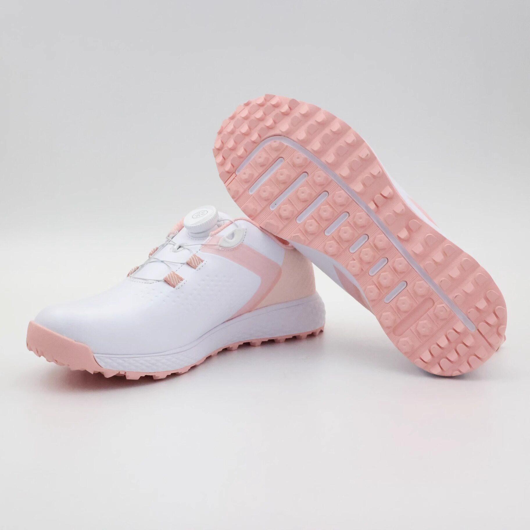 新款高尔夫球鞋女透气耐磨旋钮式运动鞋超纤防水女士增高鞋子女鞋