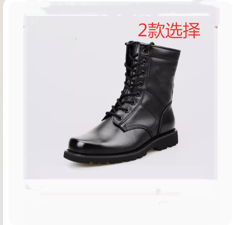 正品男高帮真皮羊毛靴户外工装靴棉靴徒步鞋牛皮
