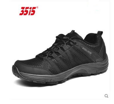 3515强人正品男夏季透气网面作训鞋黑户外登山跑步运动鞋男网布