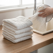 洗碗布不沾油易清洗厨房擦碗巾加厚吸水刷碗擦桌子抹布三条抹布