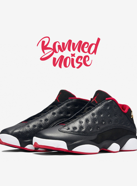 Air Jordan 13 Low Bred AJ13 乔13 黑红 低帮篮球鞋 310810-027