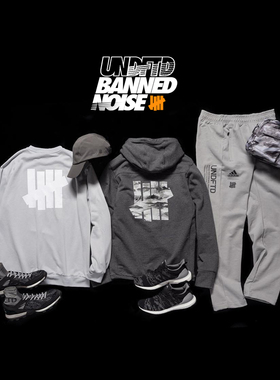 阿迪达斯Adidas X UNDEFEATED联名冲锋衣/帽衫/卫衣/短裤/长裤/包