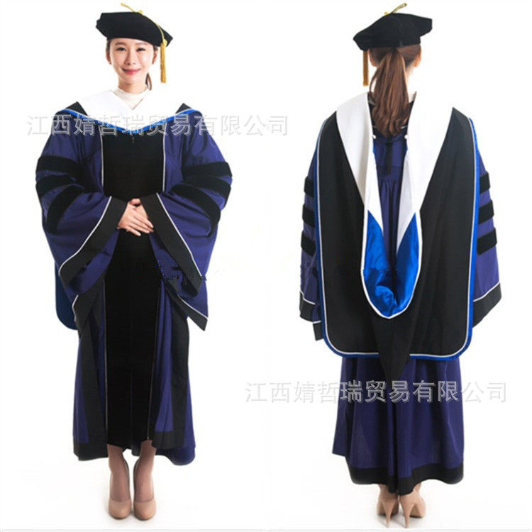 韩国东国首尔大学博士服毕业典礼拍照服学位服长袖套装可来图定制