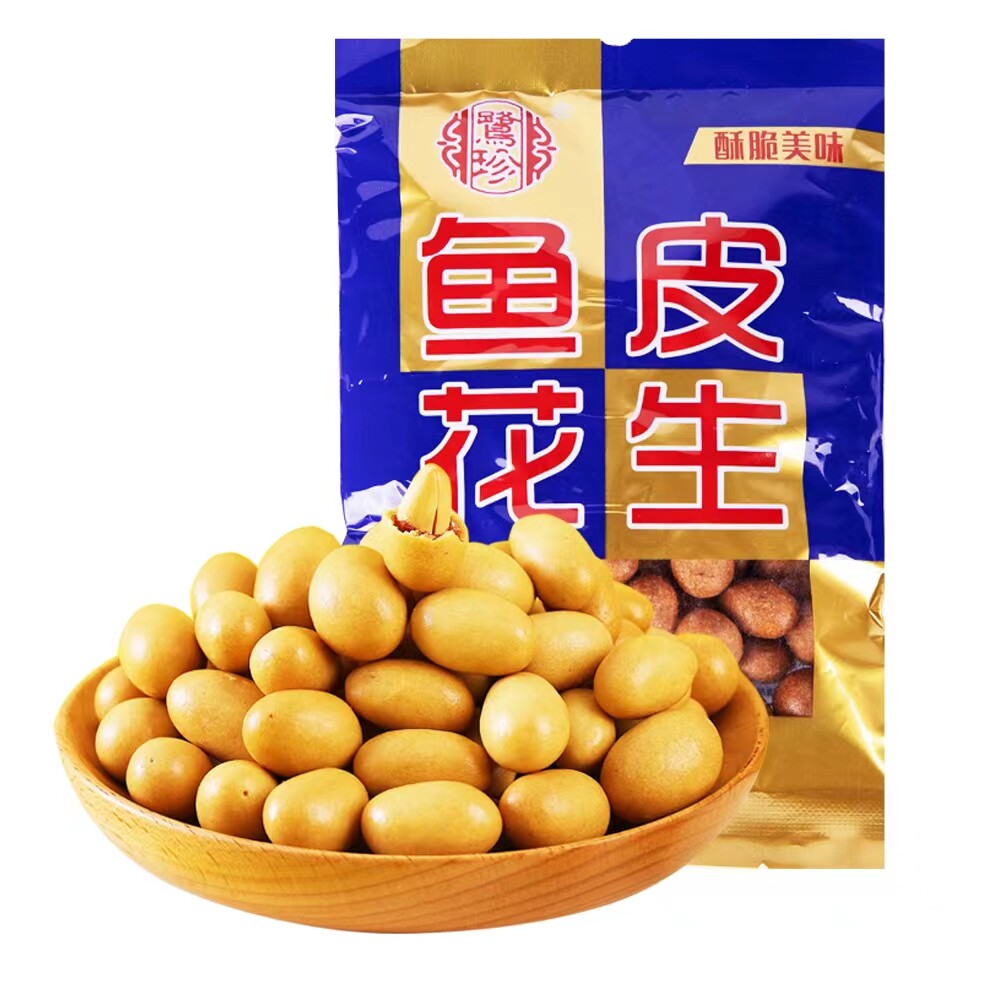 厦门特产鹭珍鱼皮花生鱼皮豆花生图片